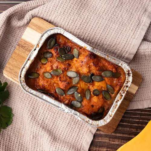 Gratin de courge butternut à la volaille