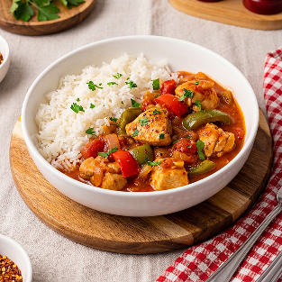 Formule Sénior 20 Poulet basquaise