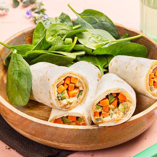 Wraps au houmous a la tomate et legumes grilles au zaatar 20223
