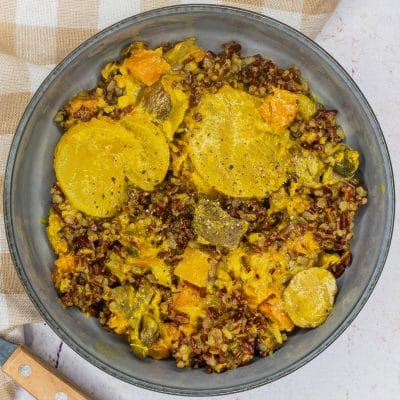 Accueil 52 Bouchée Thaï et riz 3 couleurs aux légumes