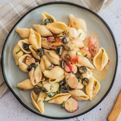 Accueil 43 Salade de conchiglies estivale
