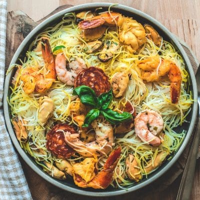 Accueil 49 Salade de moules vermicelles de riz
